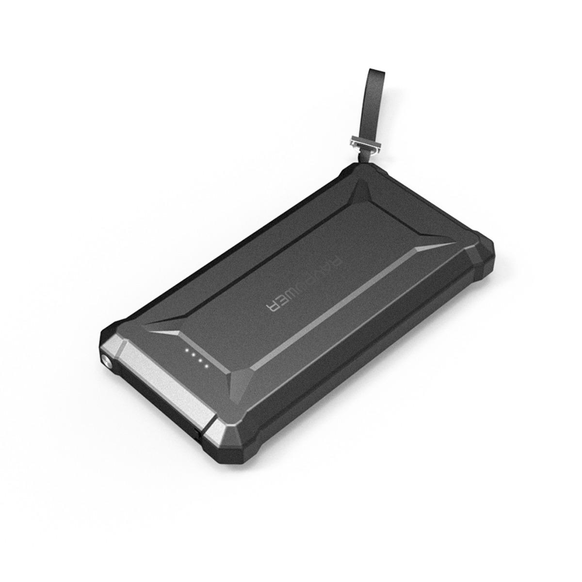 RAVPower Rugged Series 20100 mAh powerbank with 45W USB-C PD, IP67 outdoor use, Black