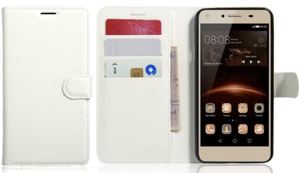 Mobilväska Huawei Y5 II White w/Stand