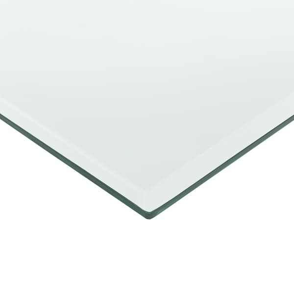 [neu.haus]® Bordskkiva av härdat glas-80x80cm-fyrkantig