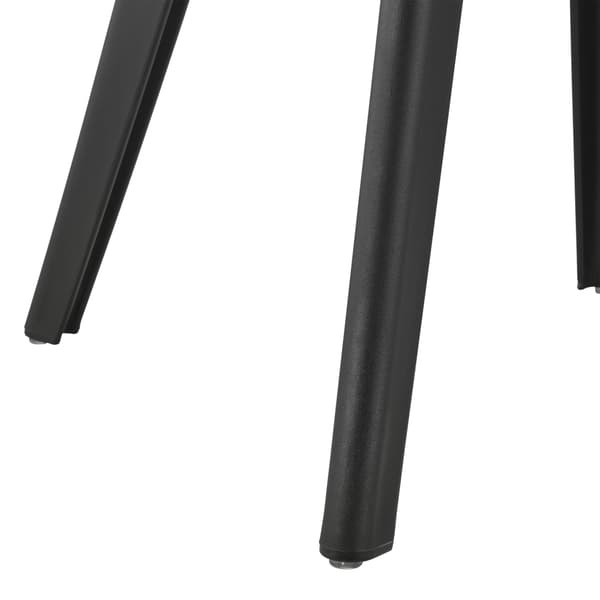 [en.casa]® Lendava Stol / Matstol set 6 -83x54x48cm-svart / grå