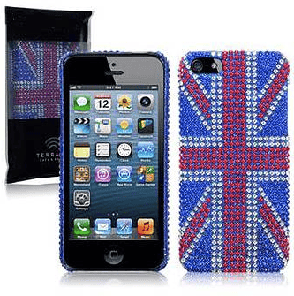 Mobilskal iPhone 5/5S/SE Diamond Union Jack