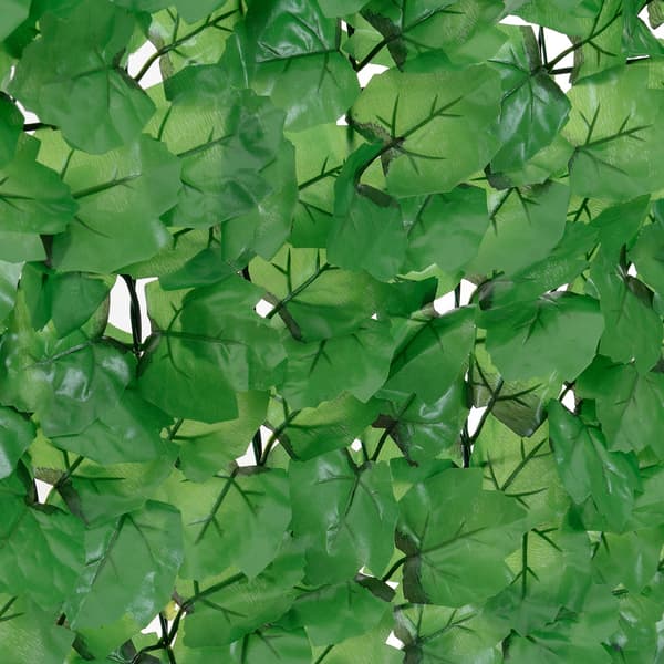 [neu.haus]® Trådhegn - trådnæt med plastik blade - jerntråd - 300x100cm