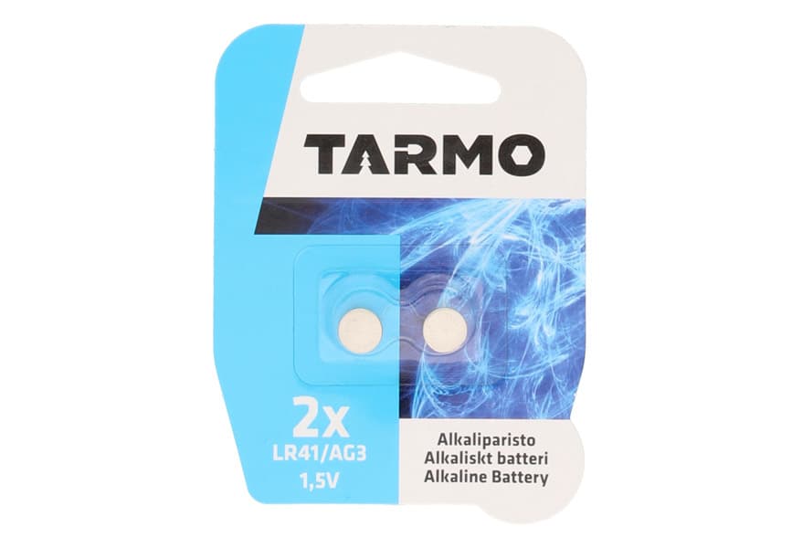 Tarmo Alkaliska AG3-batterier (LR41) 2-pack