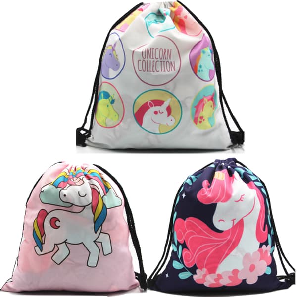 Unicorn Gympapåsar-Skor Väskor-Skoväska-Skopåse-RYGGSÄCK DRAGSKO Modell 5