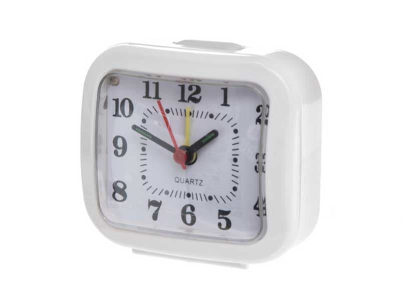 4Living Alarmklocka, Väckarklocka - Vit