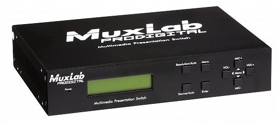 Presentation switch, 5x1 HDMI / HDBT
