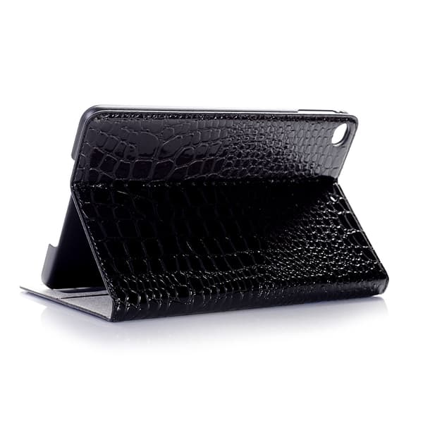 Plånboksfodral iPad Mini 5 (2019) - Krokodilmönster (Svart)