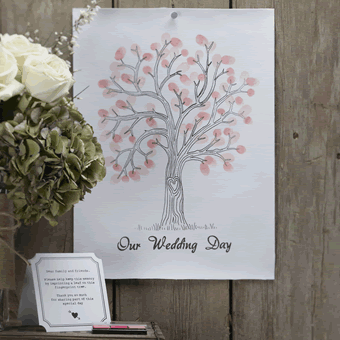 Fingerprint Tree - Rosa
