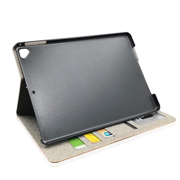 Plånboksfodral iPad 9,7" (2017/2018) - Rutmönster Brun