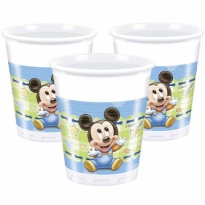 Plastmuggar Musse Baby