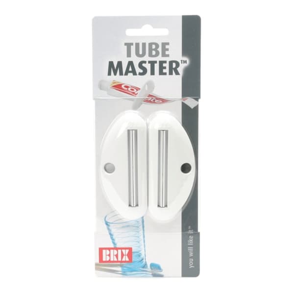 Brix Tandkrämsklämmor vita 2 st