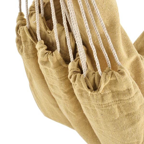 [casa.pro] Hængekøje XXL med stativ - Beige