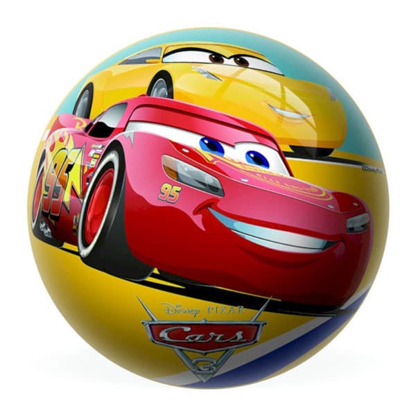 Disney Cars - Plastboll - Gul 15 cm