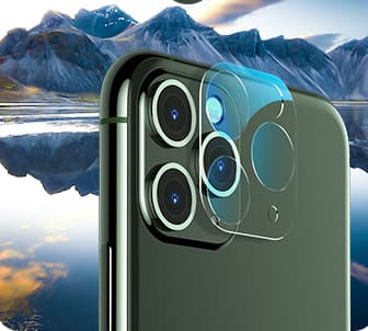 Pack 2 iPhone 11, Pro 11, Pro Maksimal Kamera hærdet glas Skærmbeskyttelse Bedst i Test