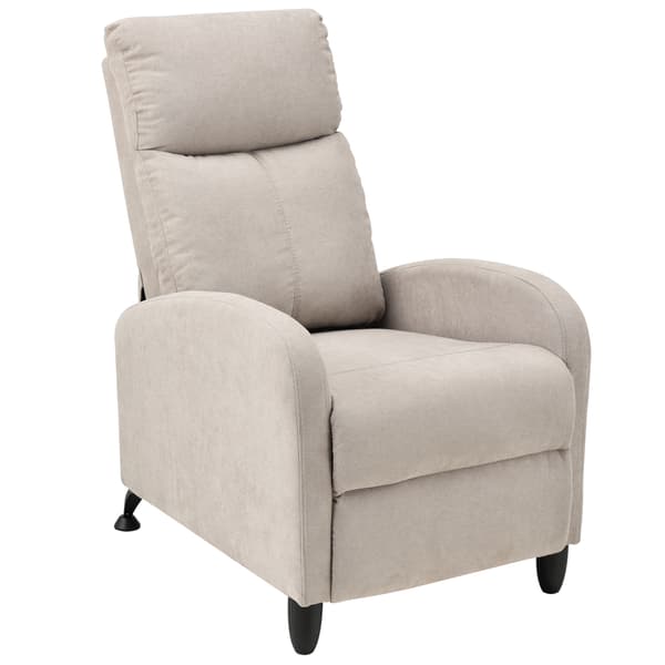 [en.casa] ® Relax lænestol Cleo-polstret-102x60x92cm-siddehøjde: 46 cm-tekstil-metal-brun-sort-justerbar ryg
