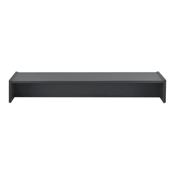 [en.casa]® Skärmstativ-100x27x15cm-spånskiva-mörkgrå-max. belastning: 10 kg