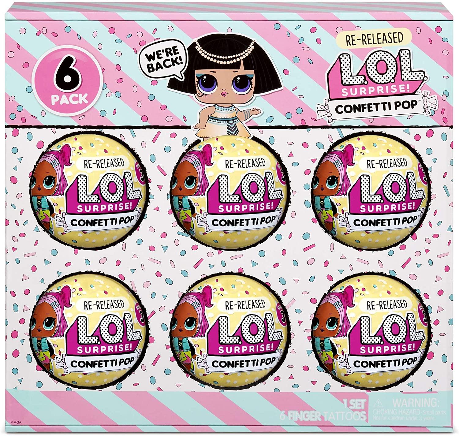 L.O.L. Surprise! 6-Pack Confetti Pop - Pharaoh Babe