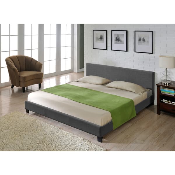 Corium® Kontinentalsäng Sandnes - textil - (180 x 200 cm) - mörkgrå