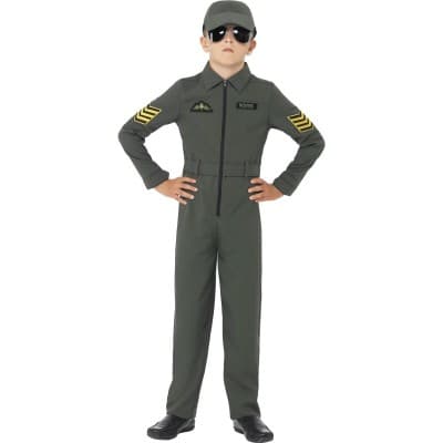 Pilot Barn Maskeraddräkt
