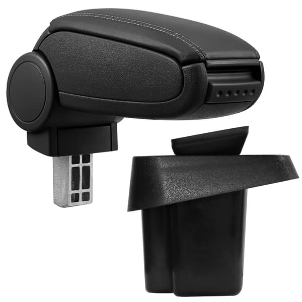 [pro.tec]® Armlæn til Suzuki SX4 / Fiat Sedici (2006-) - kunstlæder - sort