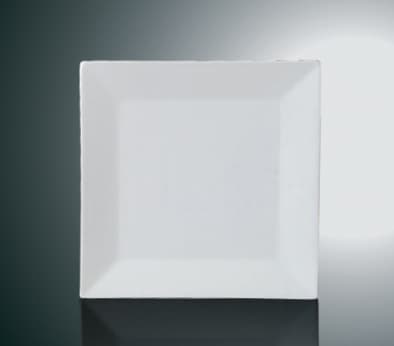 Tallrik kvadrat 4-Pack Storlek: 25,5x25,5x2cm. Färg: Vit .