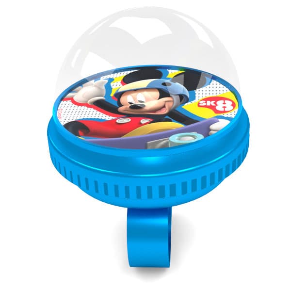 Disney Musse Pigg - Cykelringklocka - Blå 6 cm