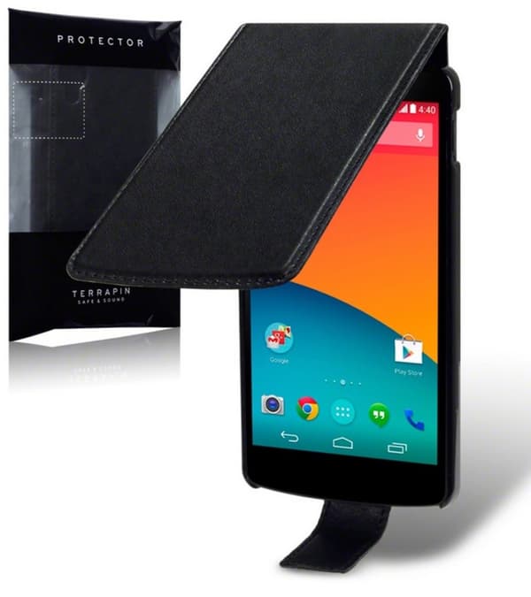 Flipväska Nexus 5 Black Slim