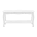 Miniatyrbild 2 av 5: [en.casa]® Soffbord-vintage-shabby chic stil-87,5x40x42cm-vit-ben i furu