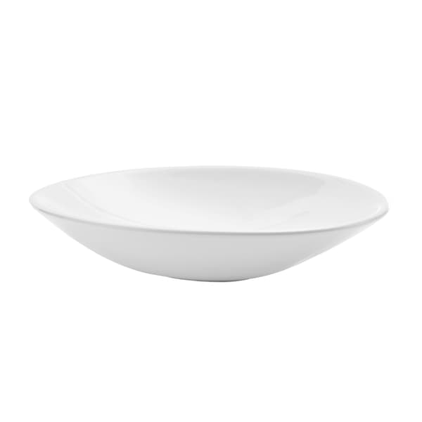 [neu.haus]® Tvättställ / Handfat för bänkskiva-50x35,5x10cm-utan blandarhål-vit-oval