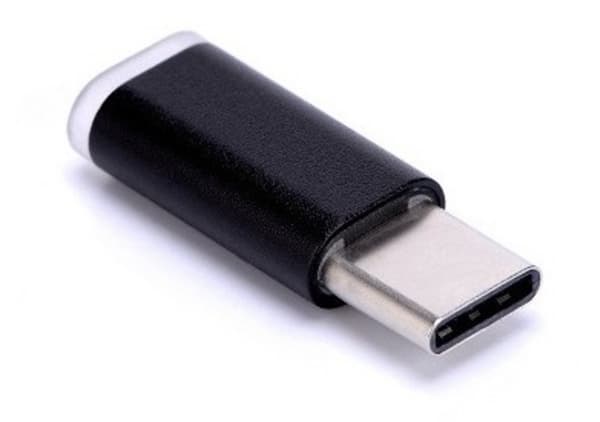 Adapter Micro USB Till USB (Typ C) Svart
