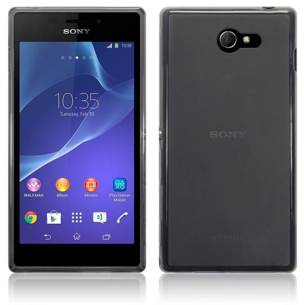 Bakskal Xperia M2 Smoke Black