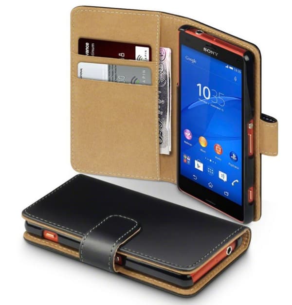 Mobilväska Z3 Compact Black/Tan