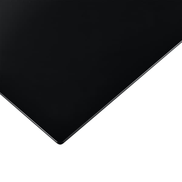 [neu.haus]® Bordskkiva av härdat glas-100x62cm-svart