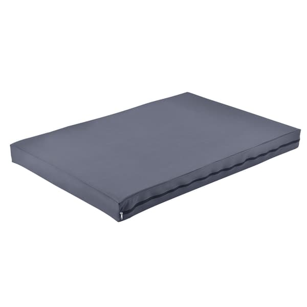 [neu.haus]® Sædehynde til pallemøbler - 120x80x10cm - vandafvisende - vaskbart betræk - mørkegrå