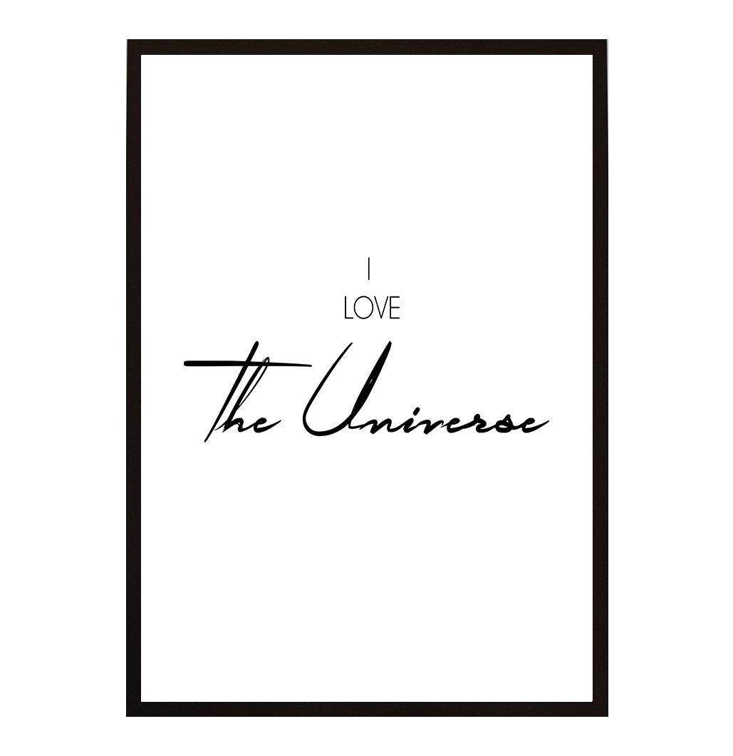 I LOVE THE UNIVERSE POSTER