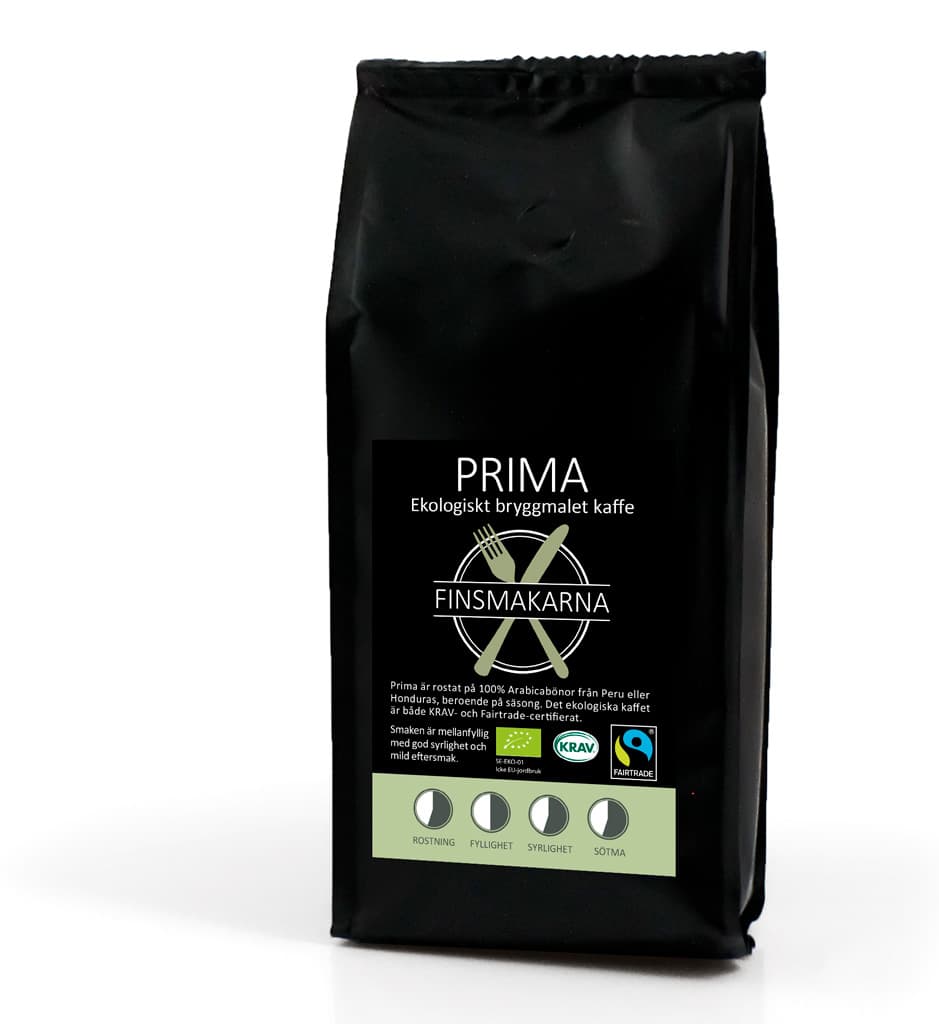 FINSMAKARNA PRIMA EKO BRYGGKAFFE