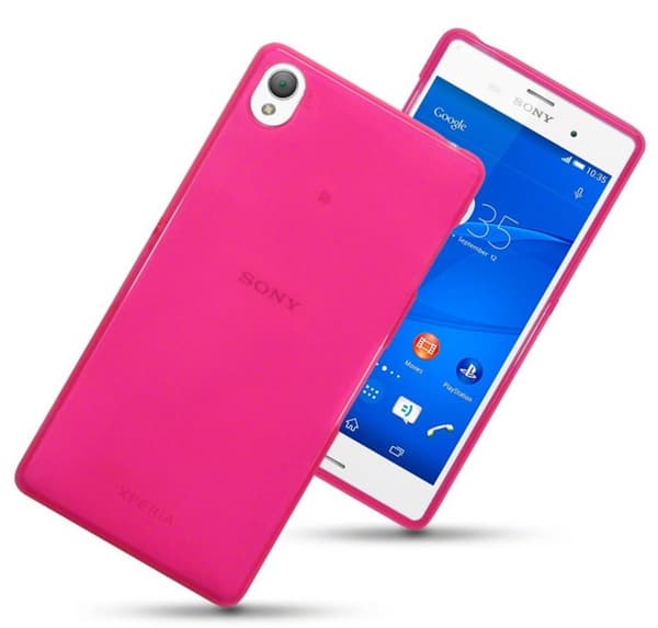 Bakskal Xperia Z3 Hot Pink
