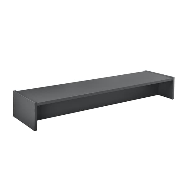 [en.casa]® Skärmstativ-100x27x15cm-spånskiva-mörkgrå-max. belastning: 10 kg