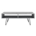 Miniatyrbillede 3 af 4: [en.casa]® Moderne sofabord Preston 100 x 60 x 35 ramme metal beton-optik