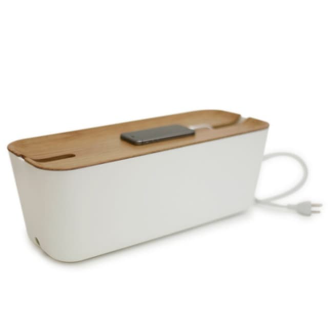 Bosign - Hideaway - Kabelskjuler XL Natur/Hvit