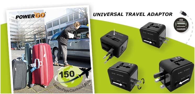 TA-500 UNIVERSAL TRAVEL ADAPTOR