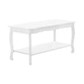 Miniatyrbild 1 av 5: [en.casa]® Soffbord-vintage-shabby chic stil-87,5x40x42cm-vit-ben i furu