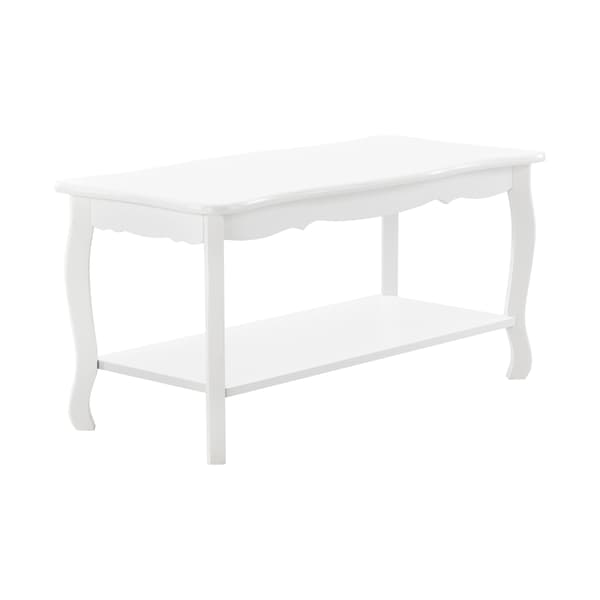 [en.casa]® Soffbord-vintage-shabby chic stil-87,5x40x42cm-vit-ben i furu