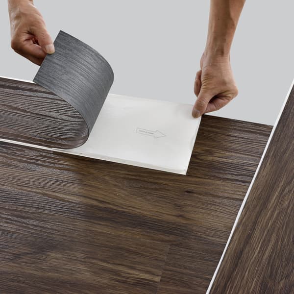 [neu.haus]® Vinylgulv - lægges med lim - 7 st.=0,975 qm - eg imitation (matt)