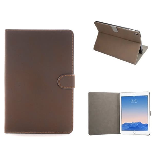 Fodral Mocka/Läder Apple iPad Pro 9.7tum - Mörkbrun