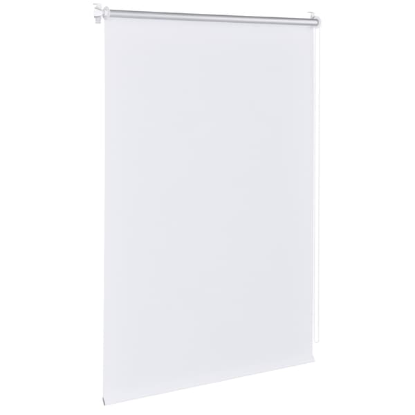 [neu.haus]® Rullgardin - 70 x 175 cm - vit - solskydd - mörkläggande - utan borrning