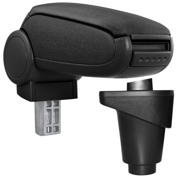 [pro.tec]® Armlæn til Fiat 500L (2012-) - tekstil - sort