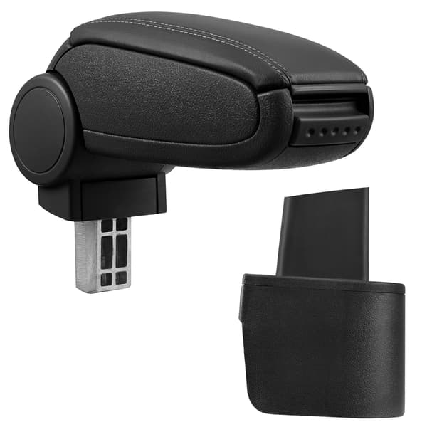 [pro.tec]® Armstöd till Nissan Micra K12 med integrerat fack - konstläder - svart