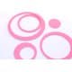 5 pakker cirkler pink