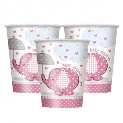Pappmuggar Umbrellaphants - Pink